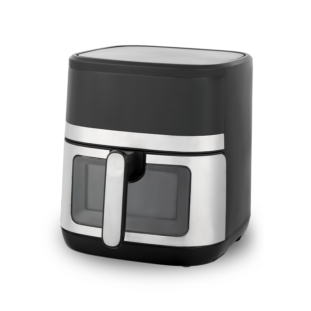Svart och Silver Air Fryer med blandad färg