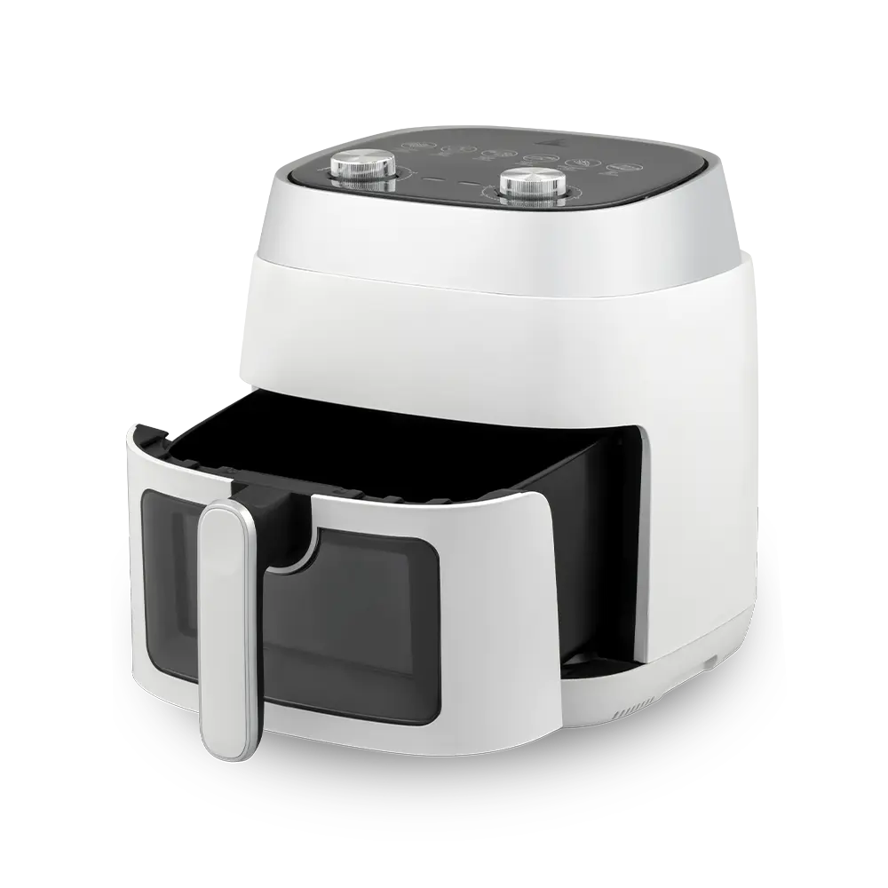 Klassisk Dual Knob Medium Size Visible Air Fryer