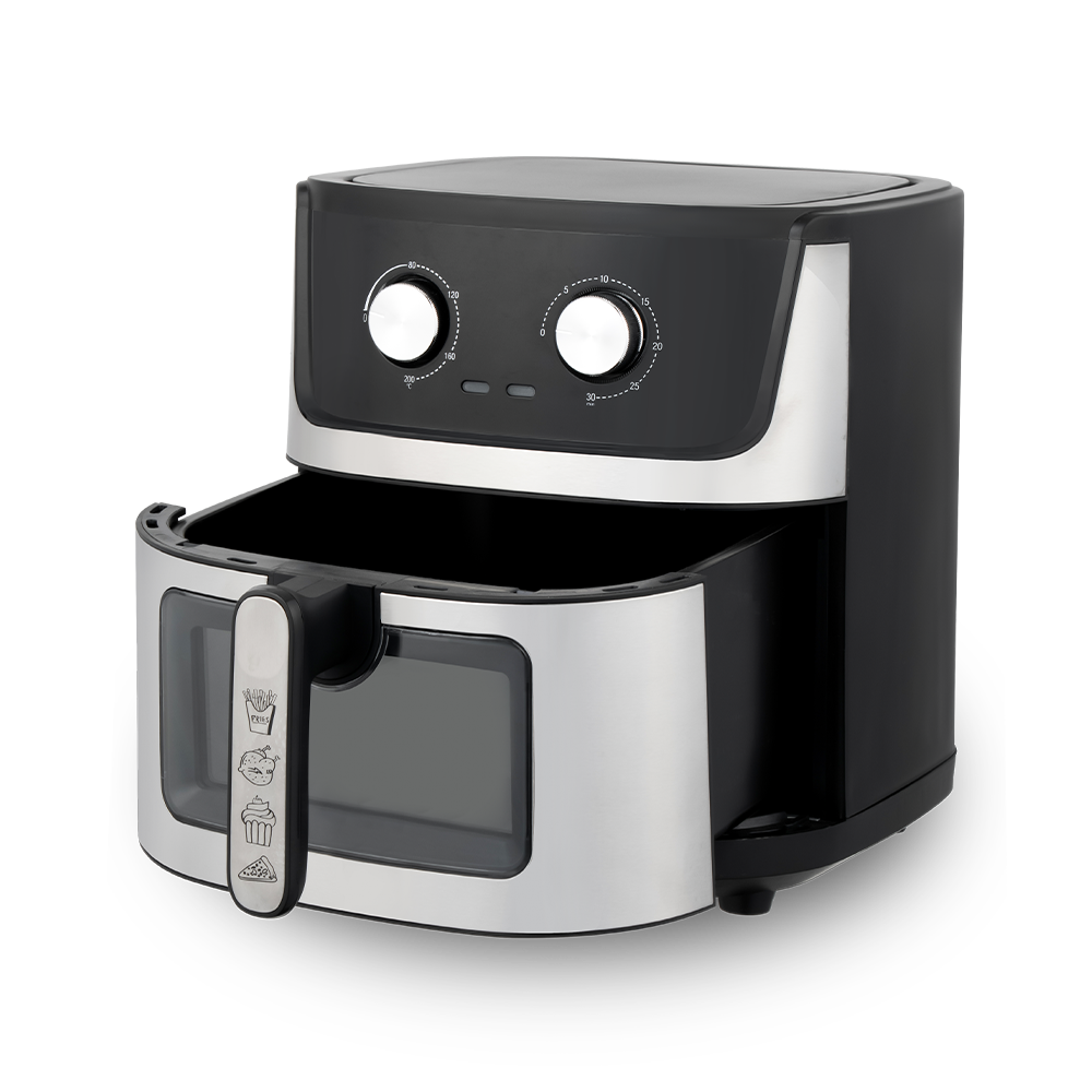 Rotary Control Synlig Air Fryer med stor kapacitet