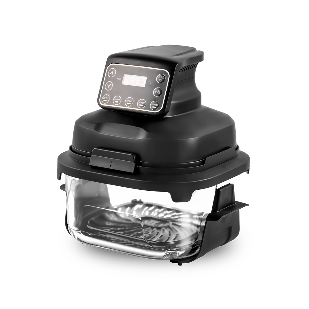 Minimalistisk Air Fryer med tryckknapp