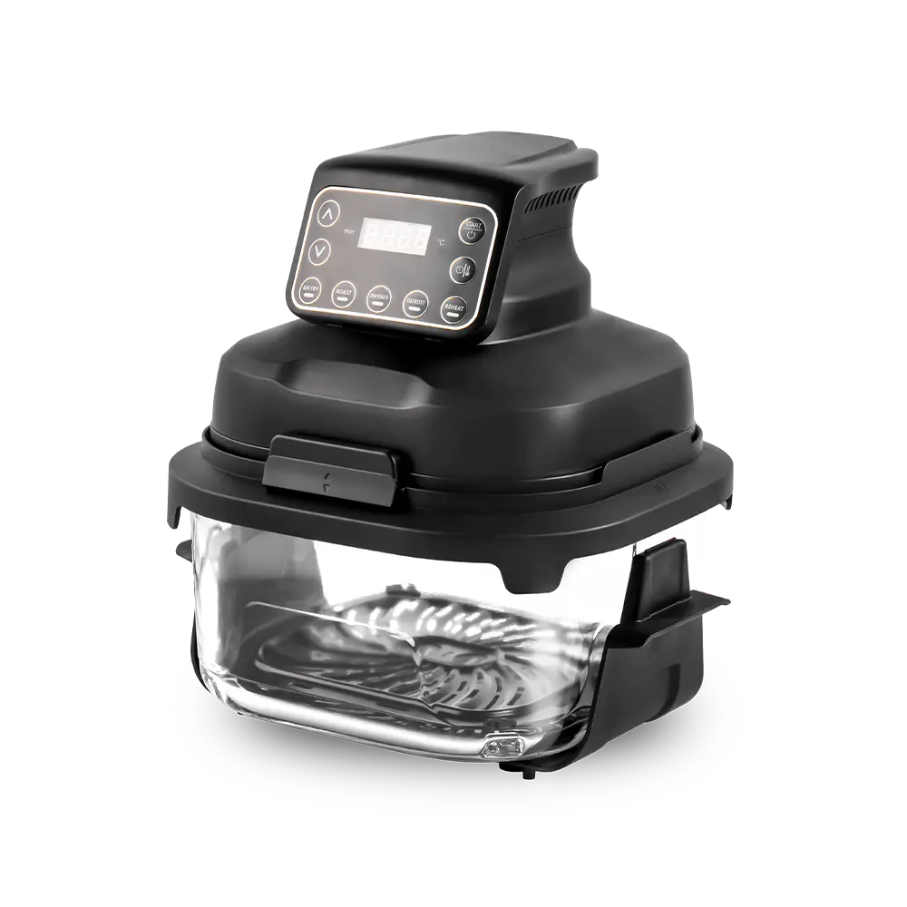 Minimalistisk Air Fryer med tryckknapp