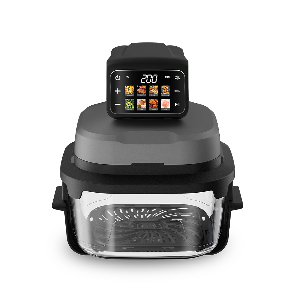 Allt-i-ett Air Fryer med tre kokkärl